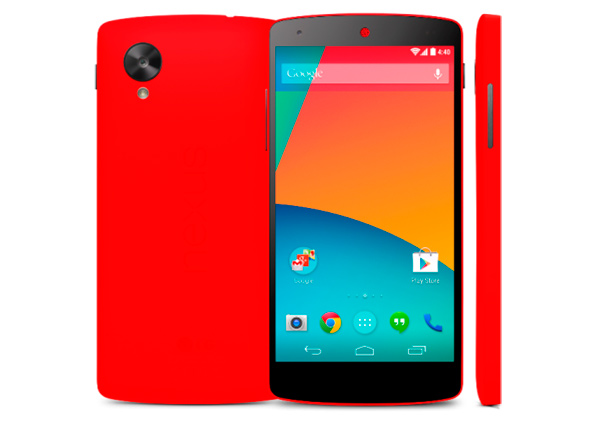 Nexus 5 в красном цвете
