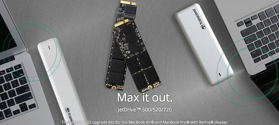 Transcend выпустила накопители JetDrive для MacBook