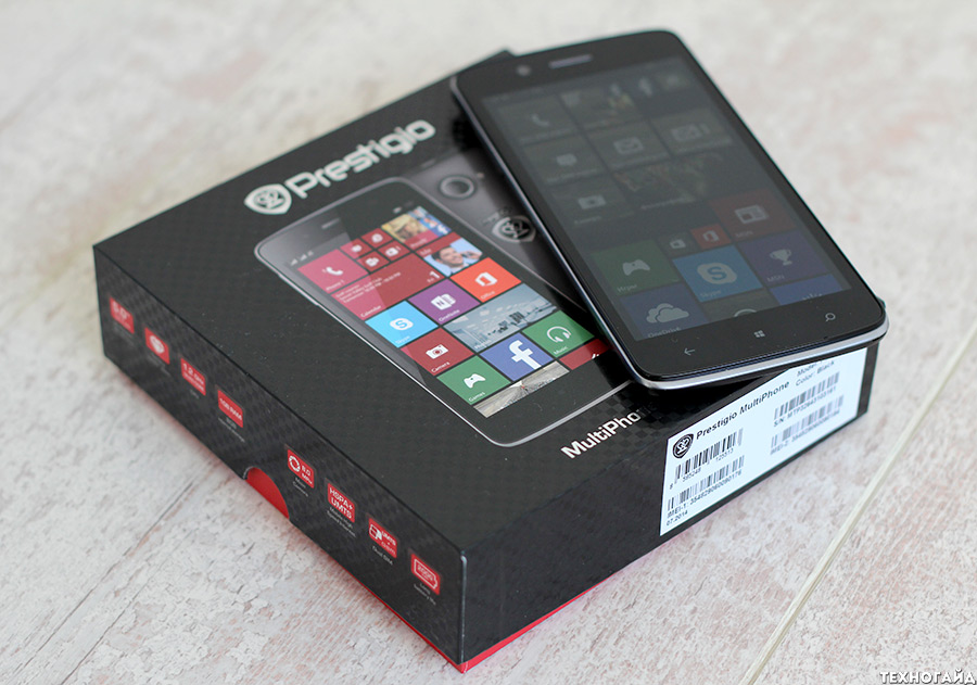 Prestigio MultiPhone 8500 DUO на Windows Phone 8.1