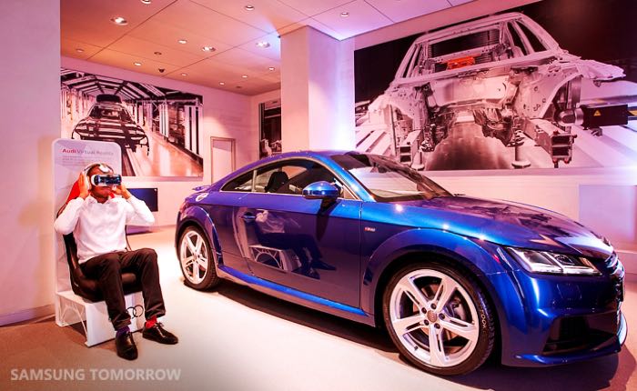 Audi и Samsung Gear: тест-драйв новых авто станет виртуальным