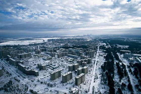 Покинутый Чернобыль с высоты птичьего полета (видео)