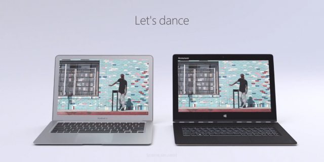 Lenovo Yoga 3 Pro против MacBook Air