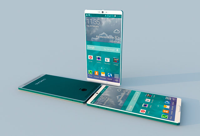 Дизайнерский концепт на тему Samsung Galaxy S6