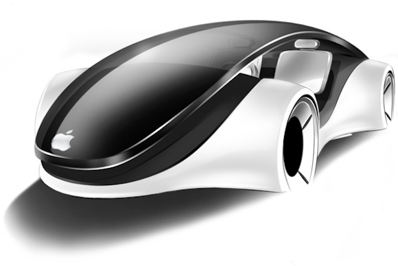 Один из дизайнерских концептов на тему автомобиля Apple