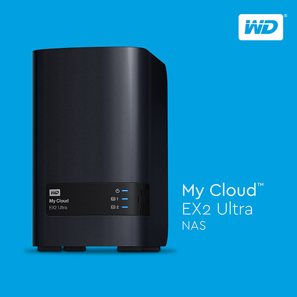 WD My Cloud EX2 Ultra: сетевое хранилище объемом до 12 ТБ