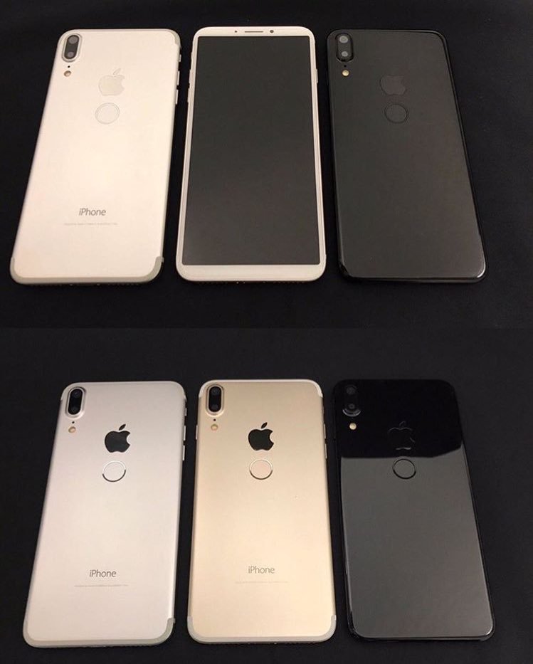 «Шпионские» снимки прототипов iPhone 8