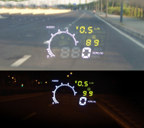Проектор спидометра на лобовое стекло для авто