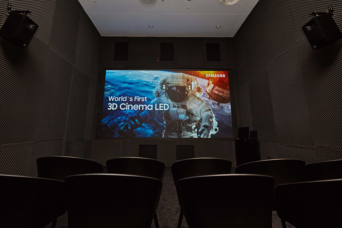 Samsung представила модульный MicroLED-дисплей и улучшенный экран 3D Cinema LED для кинотеатров