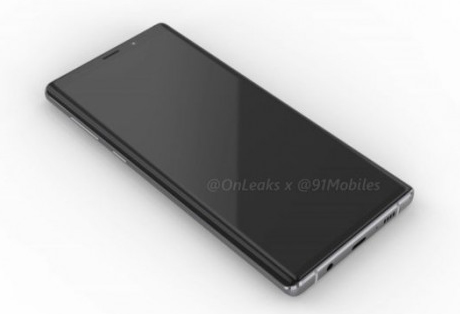Samsung Galaxy Note 9 на первых рендерах и видео
