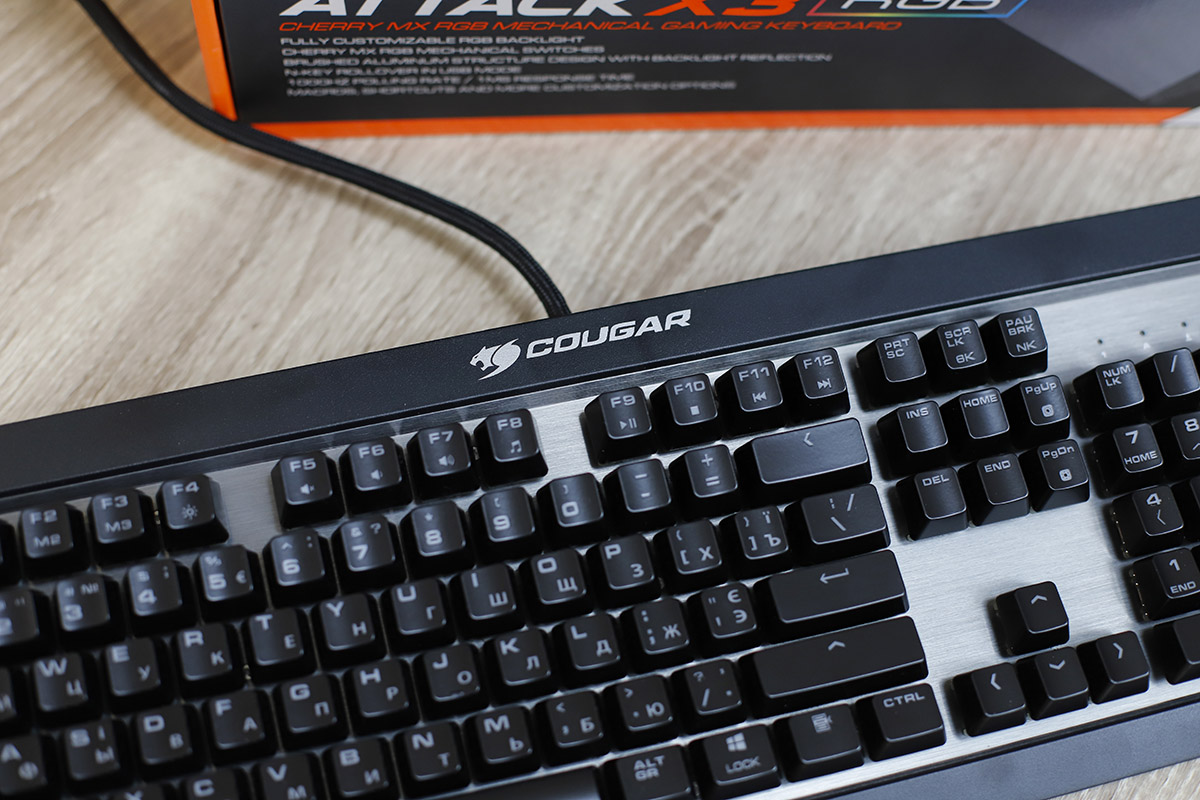 Обзор COUGAR Attack X3 RGB: топовая игровая клавиатура