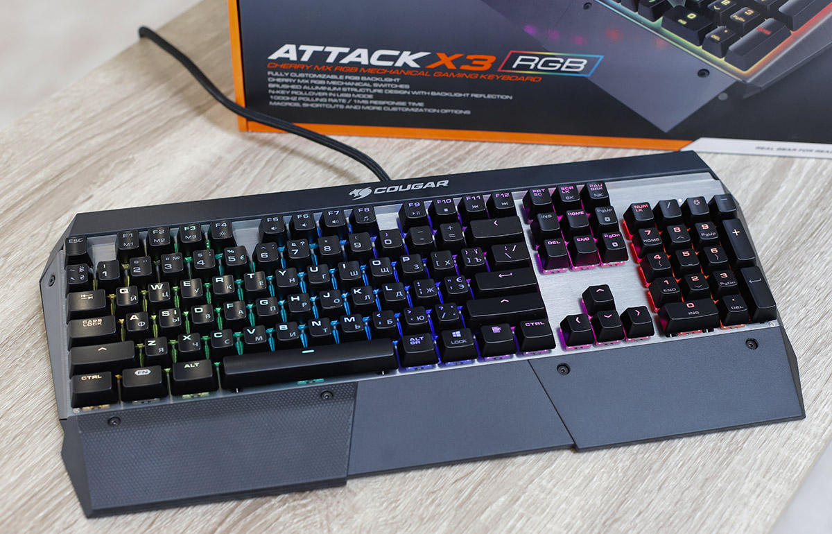 Обзор COUGAR Attack X3 RGB: топовая игровая клавиатура