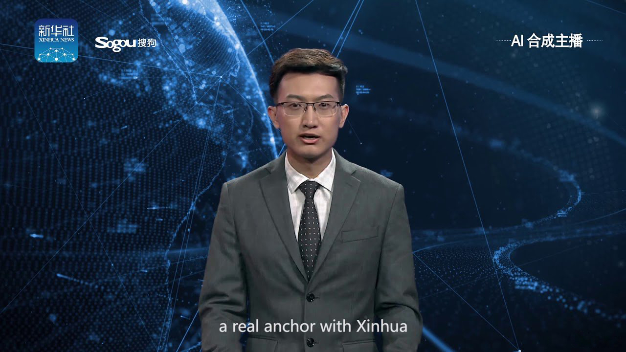 Китайское информагентство представило виртуального ведущего новостей