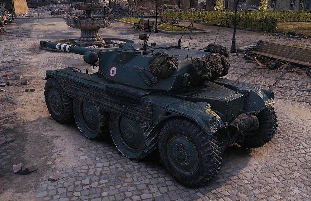 В World of Tanks добавили колесные боевые машины