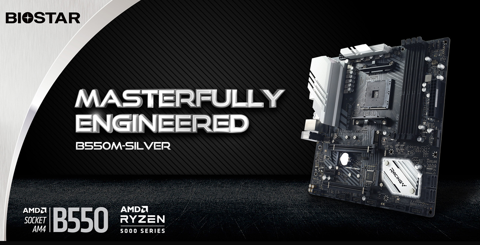 BIOSTAR B550M-SILVER: среднебюджетная геймерская материнская плата под AMD Ryzen 4-го поколения