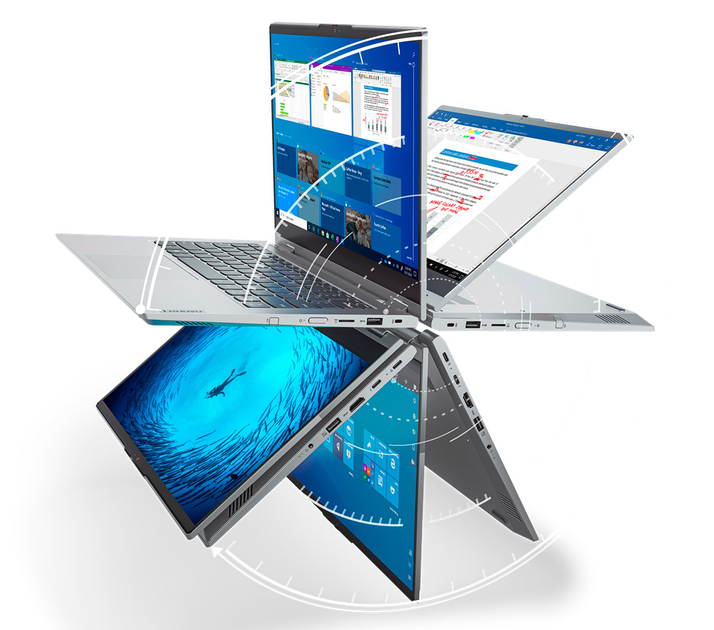 Бизнес-ноутбук трансформер Lenovo ThinkBook 14s YOGA уже в Украине по цене от 34 343 грн