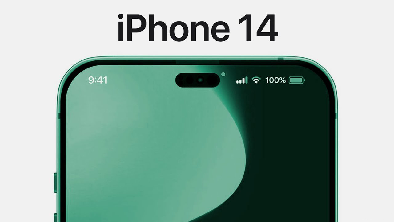 Появились изображения вероятного дизайна iPhone 14 Pro без "чёлки"