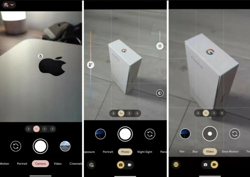 Інсайдери показали новий інтерфейс камери Google Pixel 8 до офіційної презентації