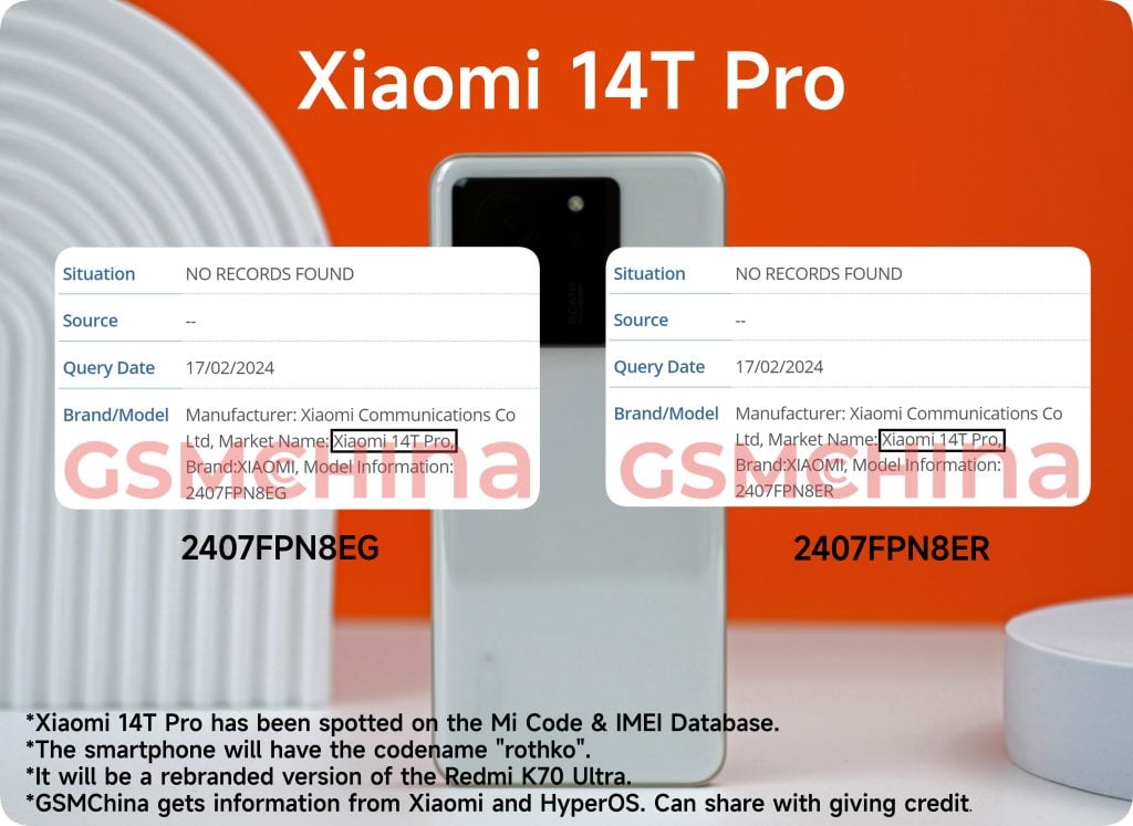 Xiaomi 14T Pro оснастять процесором MediaTek Dimensity 9300 - інсайдери